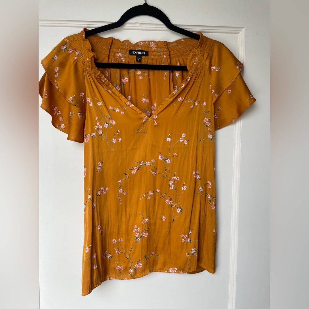 Yellow express blouse